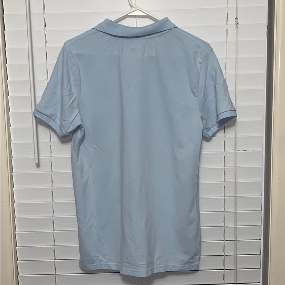 Sky blue men’s short sleeve polo - Picture 3 of 3